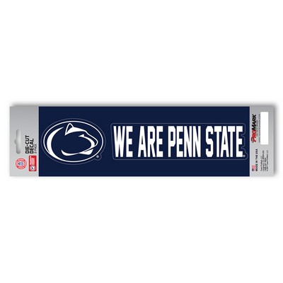 Fan Mats  LLC Penn State Nittany Lions Team Slogan Decal Navy