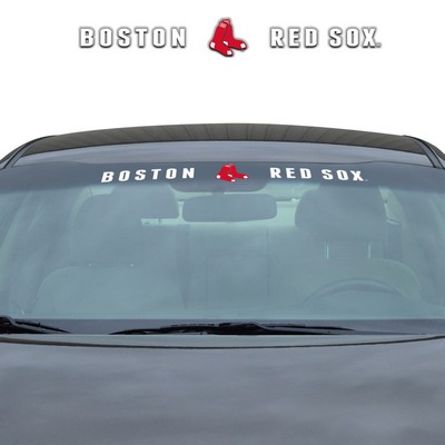 Fan Mats  LLC Boston Red Sox Windshield Decal White