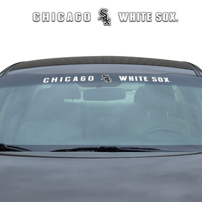 Fan Mats  LLC Chicago White Sox Windshield Decal White