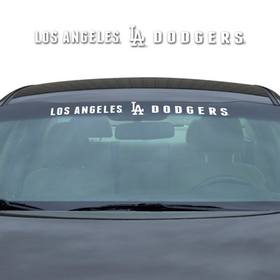 Fan Mats  LLC Los Angeles Dodgers Windshield Decal White