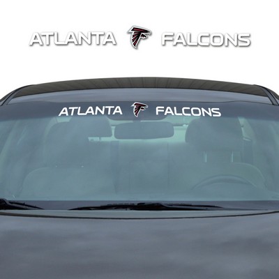 Fan Mats  LLC Atlanta Falcons Windshield Decal White