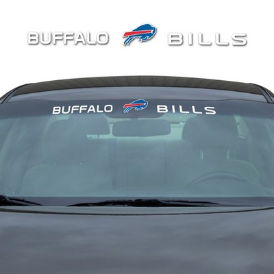 Fan Mats  LLC Buffalo Bills Windshield Decal White