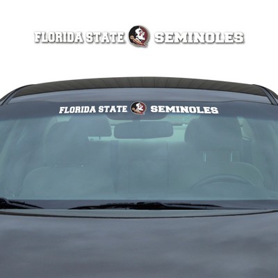 Fan Mats  LLC Florida State Seminoles Windshield Decal White