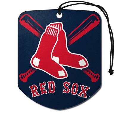 Fan Mats  LLC Boston Red Sox Air Freshener 2-pk Blue & Red