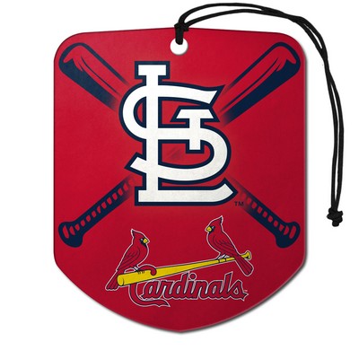 Fan Mats  LLC St. Louis Cardinals Air Freshener 2-pk Red