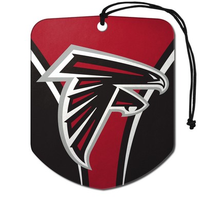 Fan Mats  LLC Atlanta Falcons Air Freshener 2-pk Red & black