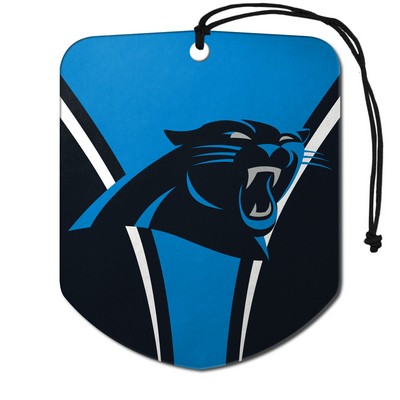 Fan Mats  LLC Carolina Panthers Air Freshener 2-pk Blue & Black