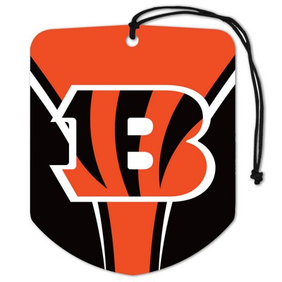 Fan Mats  LLC Cincinnati Bengals Air Freshener 2-pk Orange & Black