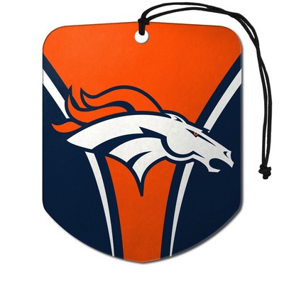 Fan Mats  LLC Denver Broncos Air Freshener 2-pk Blue & Orange