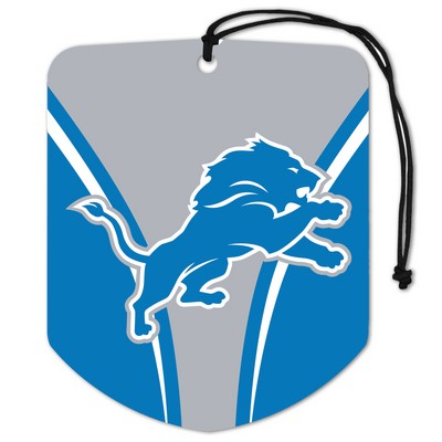 Fan Mats  LLC Detroit Lions Air Freshener 2-pk Blue & Gray