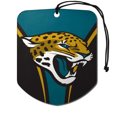 Fan Mats  LLC Jacksonville Jaguars Air Freshener 2-pk Teal