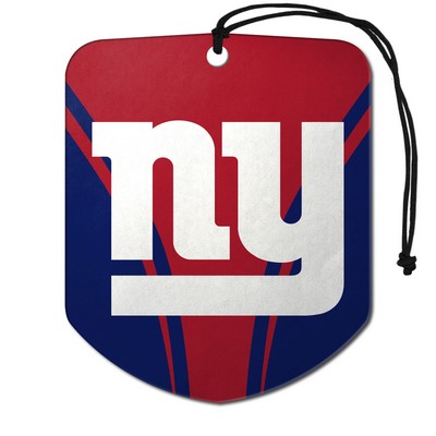 Fan Mats  LLC New York Giants Air Freshener 2-pk Dark Blue