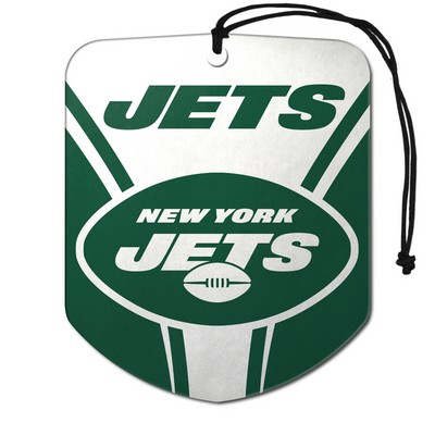 Fan Mats  LLC New York Jets Air Freshener 2-pk Green