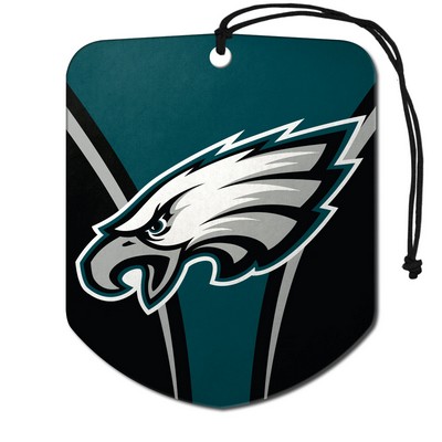 Fan Mats  LLC Philadelphia Eagles Air Freshener 2-pk Teal & Black