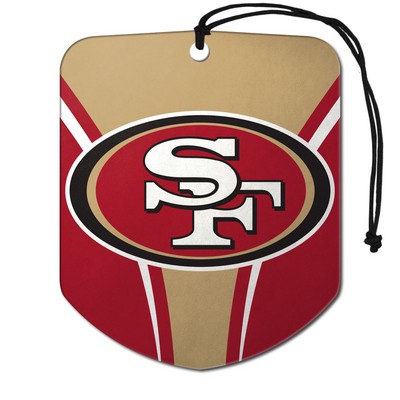 Fan Mats  LLC San Francisco 49ers Air Freshener 2-pk Red & Gold