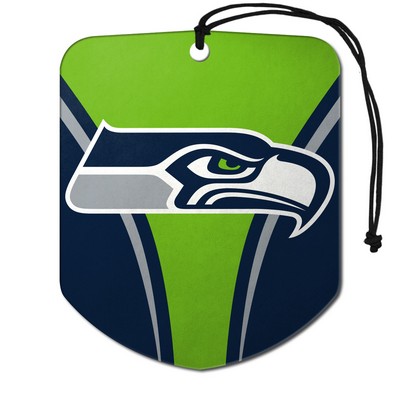 Fan Mats  LLC Seattle Seahawks Air Freshener 2-pk Blue & Green