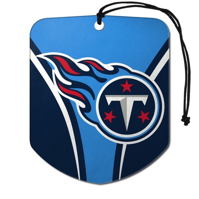 Fan Mats  LLC Tennessee Titans Air Freshener 2-pk Blue, Red