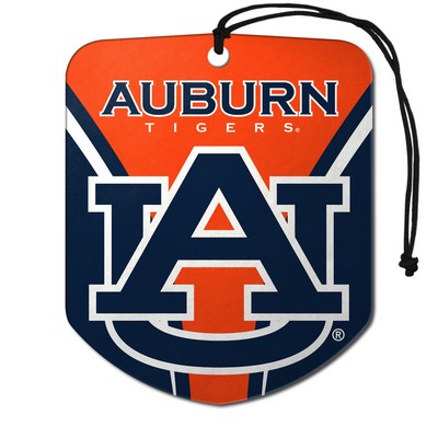 Fan Mats  LLC Auburn Tigers Air Freshener 2-pk Blue & Orange