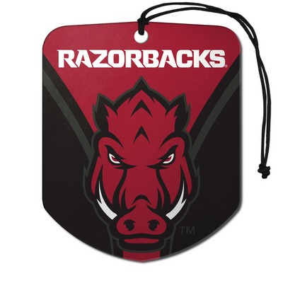 Fan Mats  LLC Arkansas Razorbacks Air Freshener 2-pk Cardinal