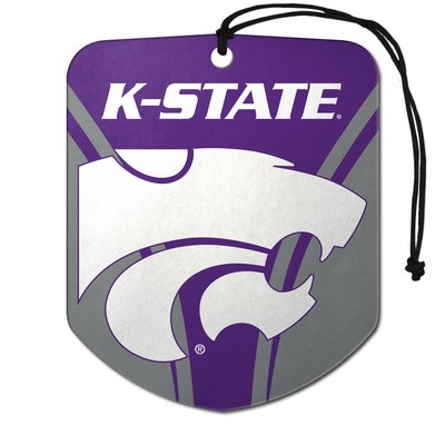 Fan Mats  LLC Kansas State Wildcats Air Freshener 2-pk Purple