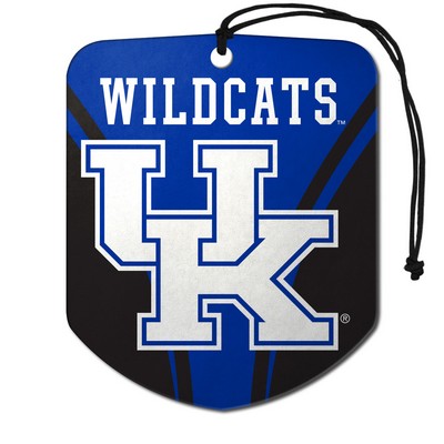 Fan Mats  LLC Kentucky Wildcats Air Freshener 2-pk Blue, Black