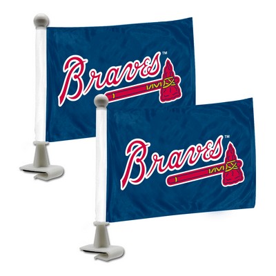 Fan Mats  LLC Atlanta Braves Ambassador Flags Navy