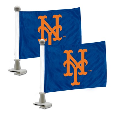 Fan Mats  LLC New York Mets Ambassador Flags Blue