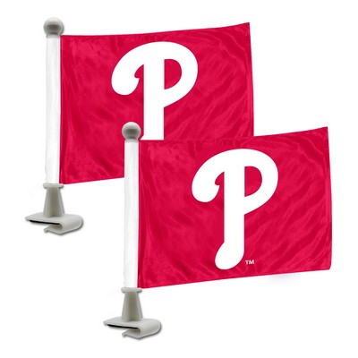 Fan Mats  LLC Philadelphia Phillies Ambassador Flags Red