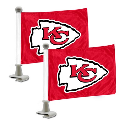 Fan Mats  LLC Kansas City Chiefs Ambassador Flags Aqua