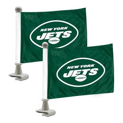 Fan Mats  LLC New York Jets Ambassador Flags Green