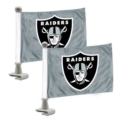 Fan Mats  LLC Las Vegas Raiders Ambassador Flags Light Gray