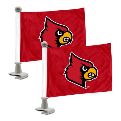 Fan Mats  LLC Louisville Cardinals Ambassador Flags Red