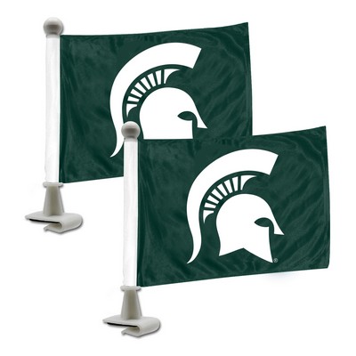 Fan Mats  LLC Michigan State Spartans Ambassador Flags Green