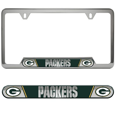 Fan Mats  LLC Green Bay Packers Embossed License Plate Frame Green