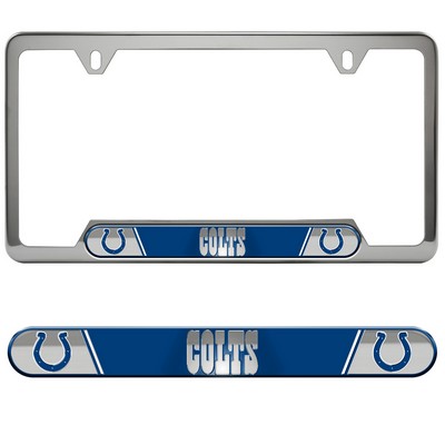 Fan Mats  LLC Indianapolis Colts Embossed License Plate Frame Blue