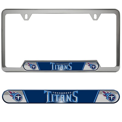 Fan Mats  LLC Tennessee Titans Embossed License Plate Frame Blue