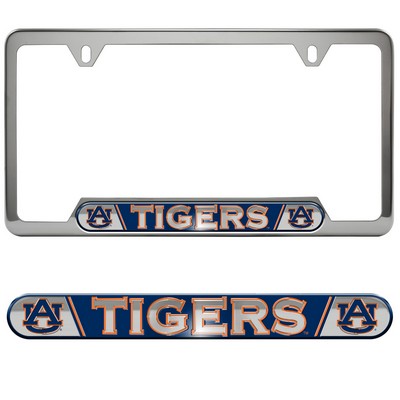 Fan Mats  LLC Auburn Tigers Embossed License Plate Frame Blue