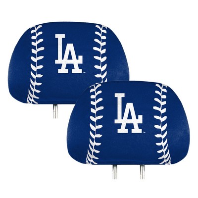 Fan Mats  LLC Los Angeles Dodgers Printed Headrest Cover Blue