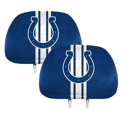 Fan Mats  LLC Indianapolis Colts Printed Headrest Cover Blue