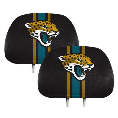 Fan Mats  LLC Jacksonville Jaguars Printed Headrest Cover Teal