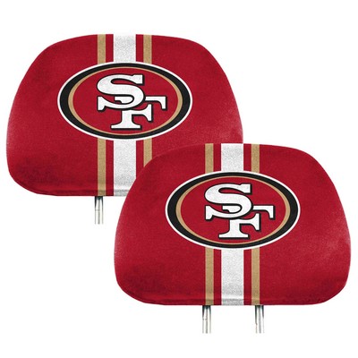 Fan Mats  LLC San Francisco 49ers Printed Headrest Cover Red