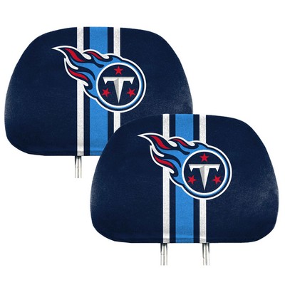 Fan Mats  LLC Tennessee Titans Printed Headrest Cover Blue & Red