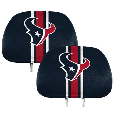 Fan Mats  LLC Houston Texans Printed Headrest Cover Blue & Red