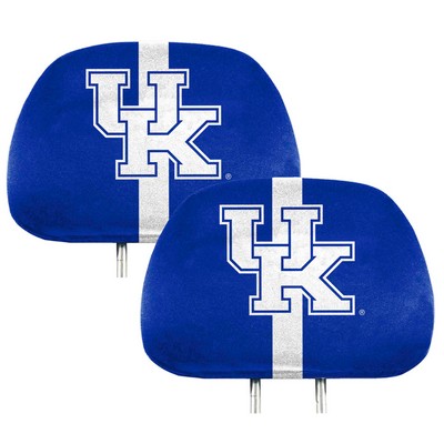 Fan Mats  LLC Kentucky Wildcats Printed Headrest Cover Blue