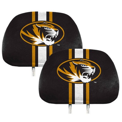 Fan Mats  LLC Missouri Tigers Printed Headrest Cover Yellow & Black