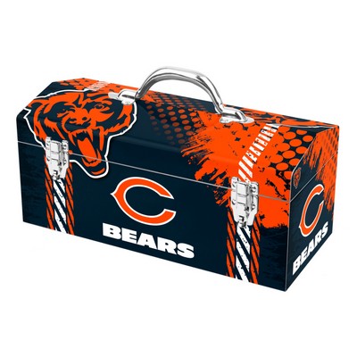 Fan Mats  LLC Chicago Bears Tool Box Blue & Orange