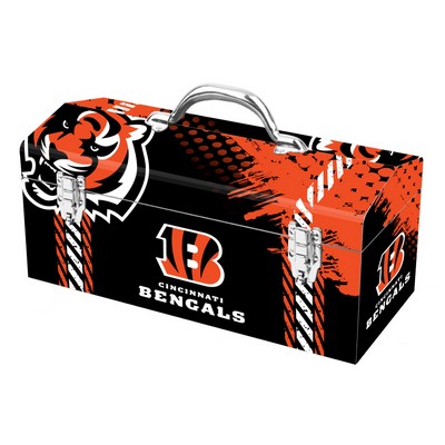 Fan Mats  LLC Cincinnati Bengals Tool Box Orange & Black