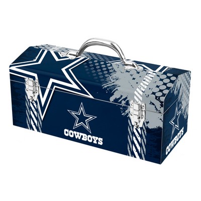 Fan Mats  LLC Dallas Cowboys Tool Box Blue & Gray