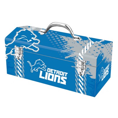 Fan Mats  LLC Detroit Lions Tool Box Blue & Black