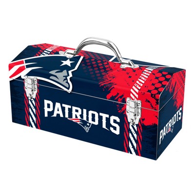 Fan Mats  LLC New England Patriots Tool Box Blue & Red